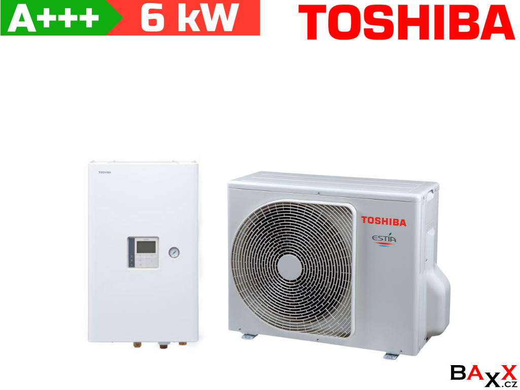 Toshiba Estia R32 HWT-601HW-E + HWT-601XWHM3W-E